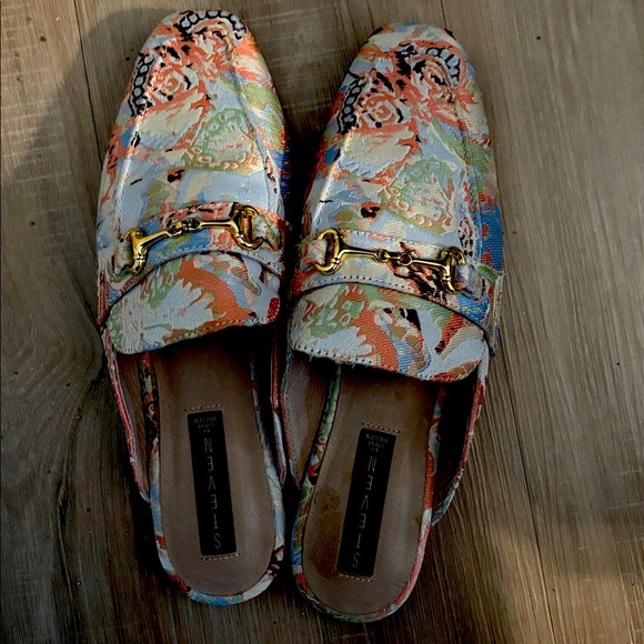Steve Madden Multicolor Floral/tapestry/brocade/jacquard Loafers - Picture 1 of 2